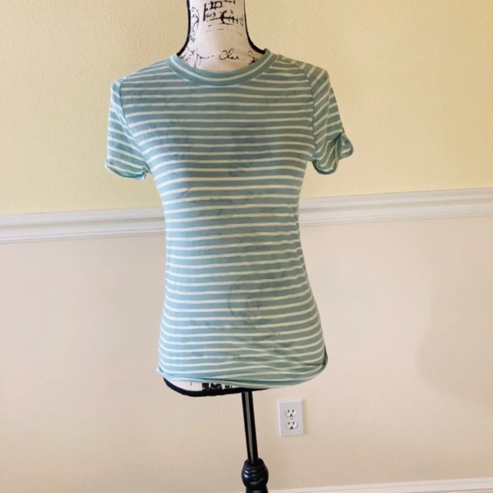 NWT FREE PEOPLE NIGHT SKY STRIPE TEE SHIRT